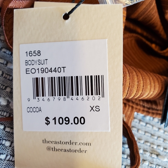 The East Order x REVOLVE bodysuit cocoa XS - Picture 9 of 12